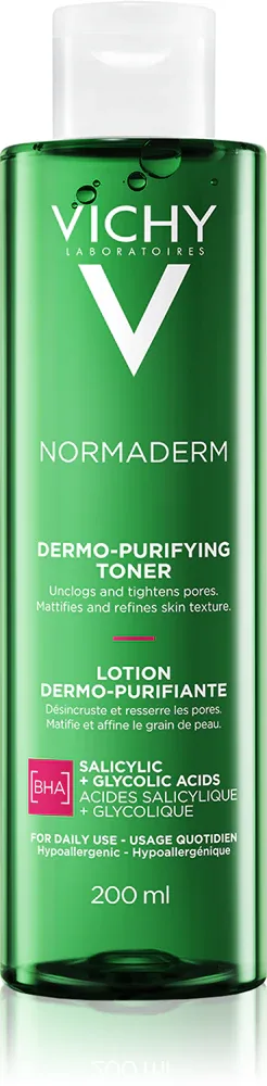Vichy Normaderm - Тоник очищающий-сужающий pores, 200 мл