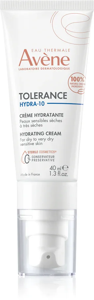 Avene Tolerance Hydra-10 - Крем увлажняющий для очень сухой и чувствительной кожи, 40 мл