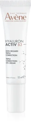 Avene Hyaluron Activ B3 Eye Cream - Крем для глаз с тройным действием, 15 мл