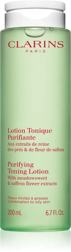 Clarins Cleansing Purifying Toning Lotion - Очищающий тоник для жирной и комбинированной кожи, 200 мл