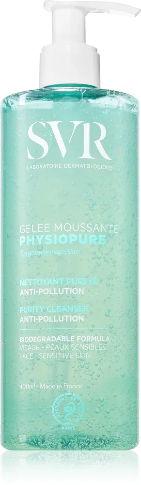 SVR Physiopure Gelee Moussante - Очищающий гель для всех типов кожи, 400 мл