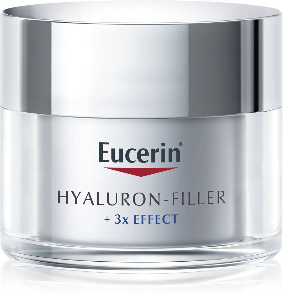 Eucerin Hyaluron-Filler + 3x Effect - Антивозрастной дневной крем с SPF 15, 50 мл