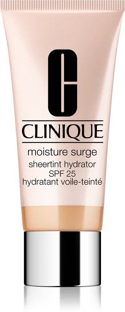 Крем тонирующий Clinique Moisture Surge Sheertint Hydrator SPF 25, увлажняющий, с солнцезащитным фильтром, 40 мл, оттенок Universal Light