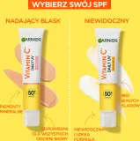 Garnier Skin Naturals Vitamin C Invisible - Сияющий защитный крем SPF 50+, 40 мл — фото 2
