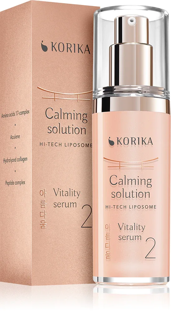 KORIKA HI-TECH LIPOSOME Calming solution Vitality serum - Сыворотка успокаивающая, 30 мл
