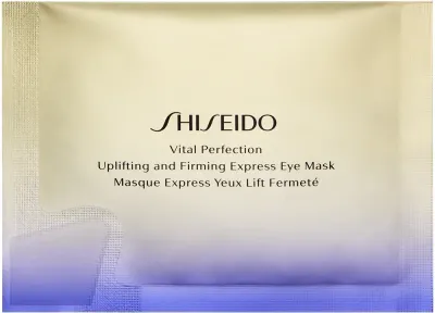 Shiseido Vital Perfection Uplifting & Firming Express Eye Mask - Маска для глаз с эффектом упругости и лифтинга для области вокруг глаз, 12 шт