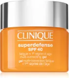 Clinique Superdefense SPF 40 Fatigue + 1st Signs of Age Multi Correcting Gel - Увлажняющий крем против первых признаков старения кожи — фото 1