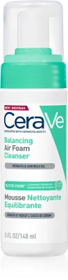 CeraVe Cleansers Balancing Air Foam Cleanser - Пенка для очищения кожи смешанного и нормального типа, 148 мл