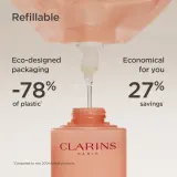 Clarins Cleansing Soothing Toning Lotion - Тоник очищающий и увлажняющий для чувствительной и сухой кожи — фото 7
