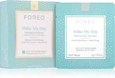 FOREO UFO Make My Day - Увлажняющая защитная маска для лица, 7 г