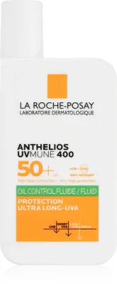 La Roche-Posay Anthelios UVMUNE 400 - Защитный флюид для жирной кожи SPF 50+, 50 мл