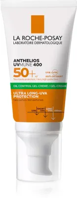 La Roche-Posay Anthelios Oil Control - Матирующий без запаха крем-гель SPF 50+, 50 мл
