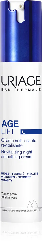 Uriage Age Lift Revitalizing Smoothing Night Cream - Восстанавливающий ночной крем, 40 мл