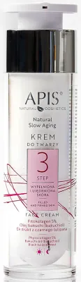 Apis Natural Cosmetics Slow Aging Step 3 - Крем для лица, наполняющий и разглаживающий для зрелой кожи, 50 мл