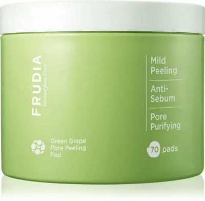Frudia Green Grape - Очищающие пилинг-патчи для лица против блеска и расширенных пор, 70 шт, 70 шт