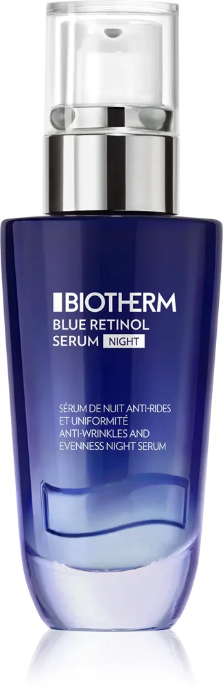 Biotherm Blue Retinol Night Serum - Сыворотка для лица с ретинолом для ночного восстановления, 30 мл