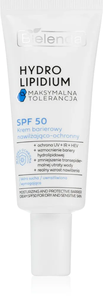 Bielenda HYDROLIPIDIUM - Увлажняющий защитный крем SPF 50, 30 мл