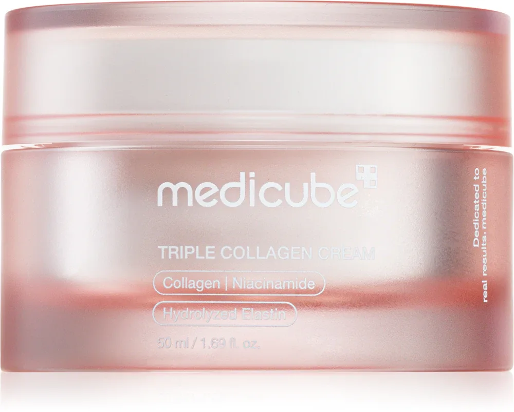 Medicube Triple Collagen Cream - Лифтинговый крем для лица с коллагеном, укрепляющий, 50 мл