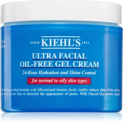 Kiehl's Ultra Facial Oil-Free Gel Cream - Увлажняющий крем для нормальной и жирной кожи, 125 мл