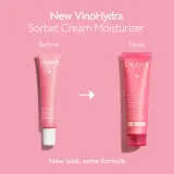 Caudalie VinoHydra Sorbet Cream Moisturizer - Увлажняющий крем-гель для чувствительной кожи, 60 мл — фото 2