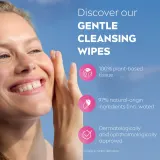 NIVEA Face Cleansing - Нежные очищающие салфетки с молоком миндаля, 25 шт — фото 5