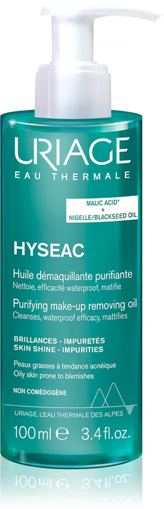Uriage Hyseac Purifying Make-up Removing Oil - Очищающее масло для жирной кожи с проблемами акне, 100 мл