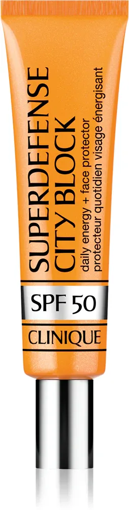 Clinique Superdefense City Block SPF 50 Daily Energy + Face Protector - Энергетический защитный флюид SPF 50, 40 мл