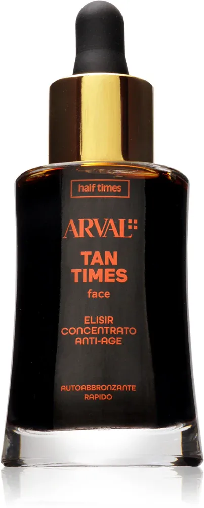 Arval Half Times Tan Times Face - Самозагар: эликсир для загара, 30 мл
