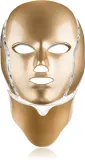 Маска LED для лица и шеи PALSAR7 LED Mask Face and Neck с 7 гальваническими электродами, 1 шт Gold — фото 1