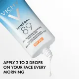 Vichy Mineral 89 - Защитный флюид SPF 50+, 50 мл — фото 7