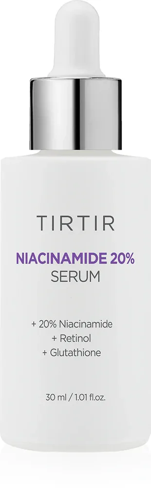TIRTIR Niacinamide 20% Serum - Сыворотка для лица с эффектом укрепления, осветляющая и против морщин, 30 мл