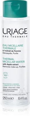 Uriage Hygiene Thermal Micellar Water - Combination to Oily Skin - Очищающий мицеллярный раствор для жирной и комбинированной кожи, 250 мл