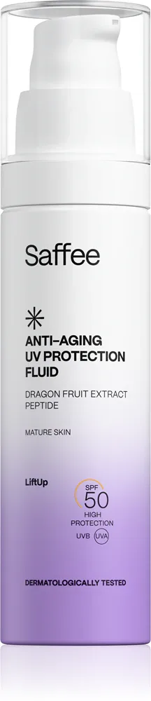 Saffee LiftUp Anti-aging UV Protection Fluid - Защитный флюид против старения кожи SPF 50, 50 мл