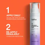Saffee LiftUp Anti-aging UV Protection Fluid - Защитный флюид против старения кожи SPF 50, 50 мл — фото 5