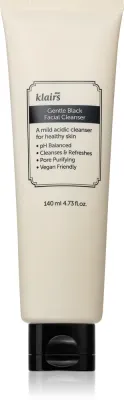 Klairs Gentle Black Facial Cleanser - Нежный очищающий гель для чувствительной кожи, 140 мл