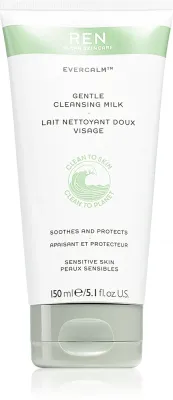 REN Evercalm Gentle Cleansing Milk - Нежное очищающее молочко с увлажняющим действием dla cery wrażliwej, 150 мл