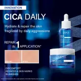 Uriage Cica Daily Repairing Cream Concentrate - Увлажняющий гель-крем для ослабленной кожи, 50 мл — фото 3