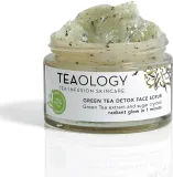 Teaology Cleansing Green Tea Detox Face Scrub - Пилинг сахарный для лица с зеленым чаем, 50 мл — фото 2