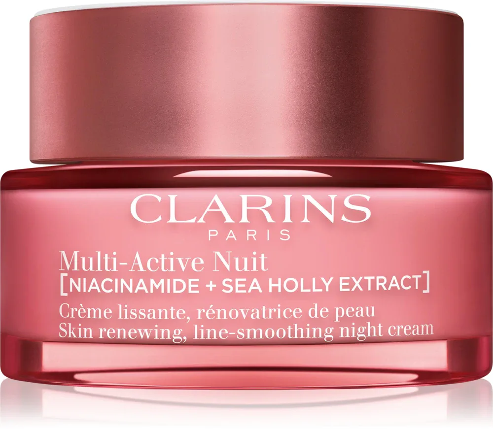 Clarins Multi-Active Night Cream Dry Skin - Восстанавливающий ночной крем для сухой кожи, 50 мл
