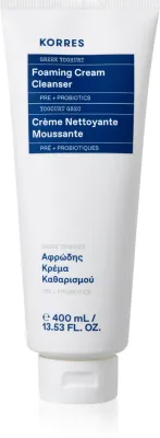Korres Greek Yoghurt - Крем для очищения кожи перед снятием макияжа, 400 мл