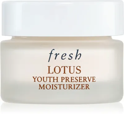 fresh Lotus Youth Preserve Moisturizer - Сияющий увлажняющий крем против старения, 15 мл