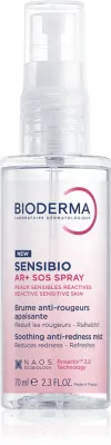 Bioderma Sensibio AR+ SOS Spray - Спрей, успокаивающий кожу и уменьшающий покраснения, 70 мл