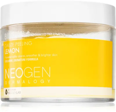 Neogen Dermalogy Bio-Peel+ Gauze Peeling Lemon - Крем для лица с отшелушивающими частицами для осветления и смягчения кожи, 30 шт, 30 шт