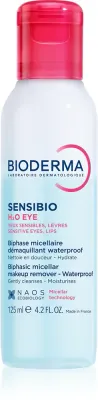 Bioderma Sensibio H2O Eye - Двухфазный мицеллярный лосьон для глаз и губ, 125 мл