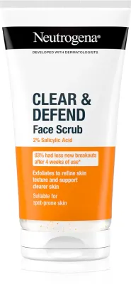 Neutrogena Clear & Defend - Пилинг с салициловой кислотой, 150 мл