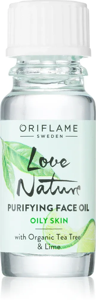 Очищающее масло для лица Oriflame Love Nature Tea Tree Lime для проблемной кожи, матирующее, 10 мл