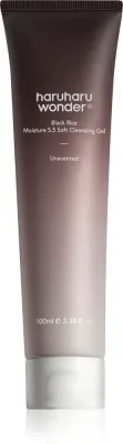 Haruharu Wonder Black Rice Moisture - Нежный очищающий гель для чувствительной и аллергической кожи, 100 мл