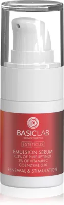 BasicLab Dermocosmetics Esteticus - Крем для лица, восстанавливающий на ночь, 0.3% Pure Retinol 15 мл
