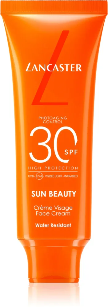 Lancaster Sun Beauty Face Cream - Крем для загара для лица SPF 30, 50 мл