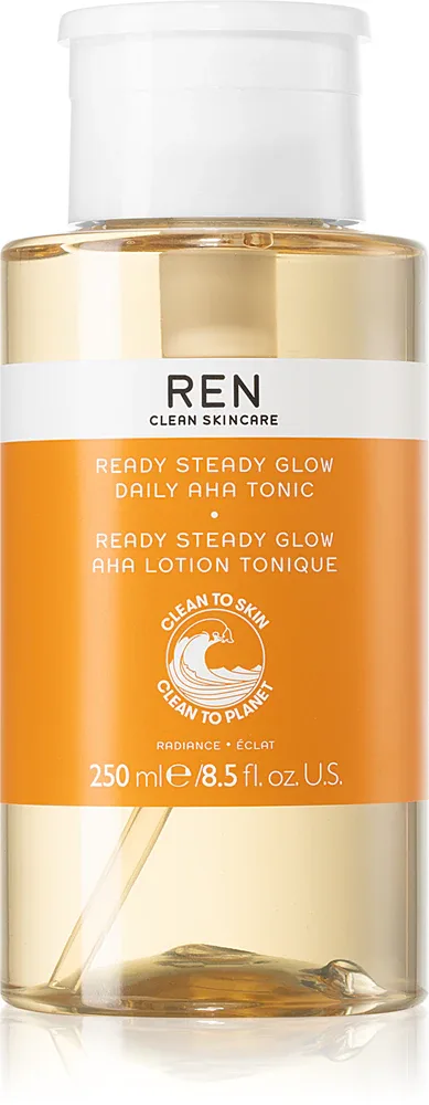 REN Radiance - Тоник с эксфолирующим и очищающим действием с AHA, 250 мл